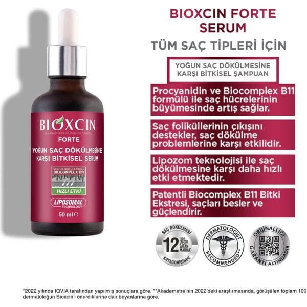 پک 3 عددی سرم ضد ریزش مو فورت بیوکسین Bioxcin Forte