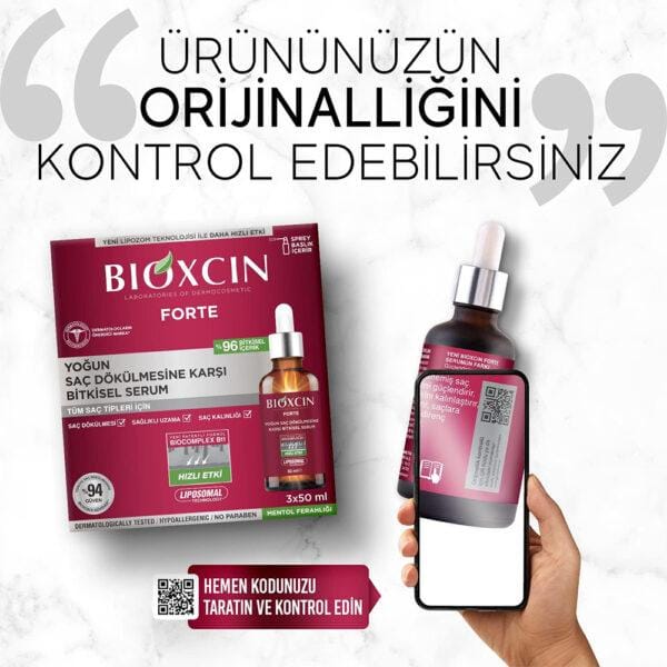 پک 3 عددی سرم ضد ریزش مو فورت بیوکسین Bioxcin Forte