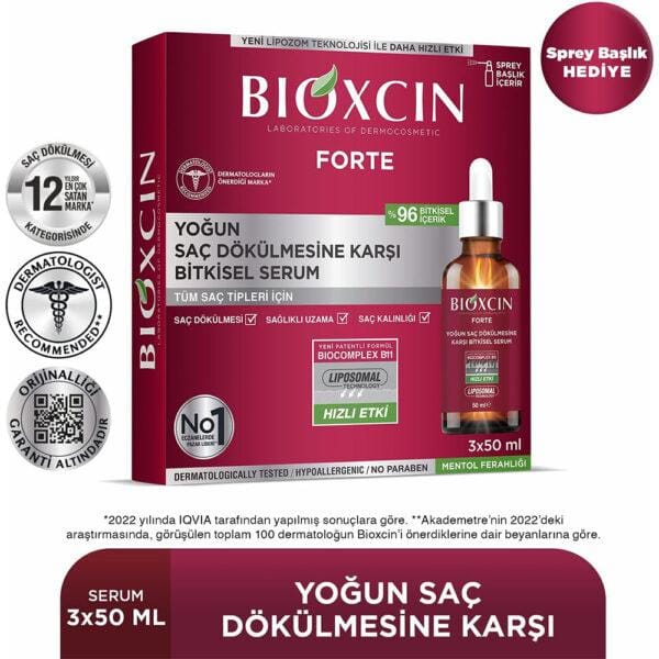 پک 3 عددی سرم ضد ریزش مو فورت بیوکسین Bioxcin Forte