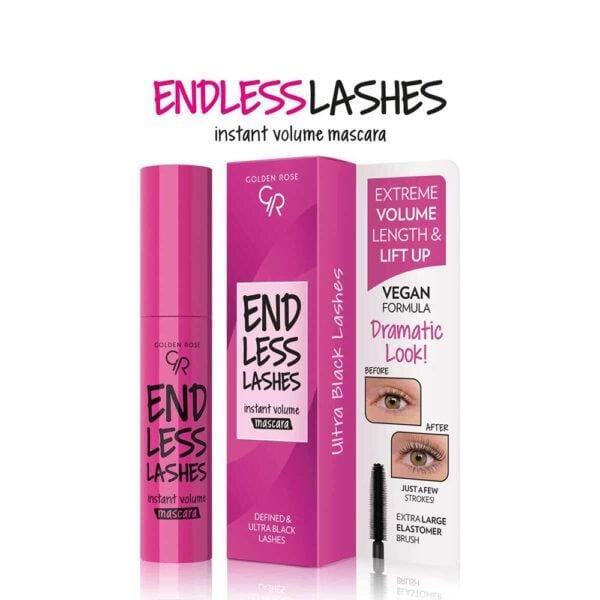 ریمل حجم دهنده و بلند کننده Endless Lashes گلدن رز 13 میل