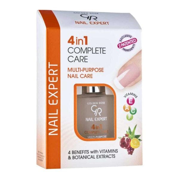 لاک مراقبت ناخن اکسپرت 4x1 گلدن رز مدل COMPLETE CARE شماره 02